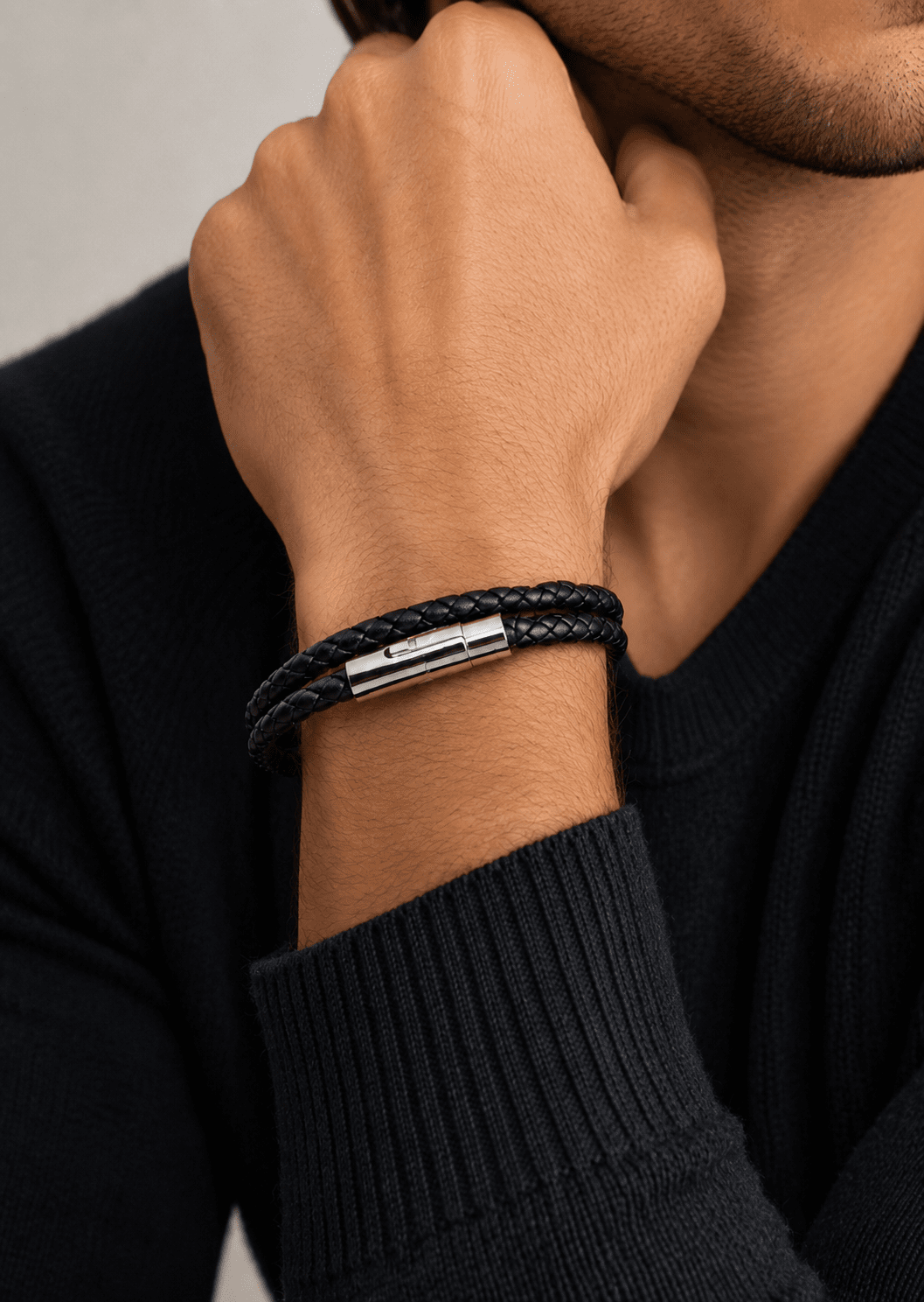 Pulsera de cuero Luxe Tangle