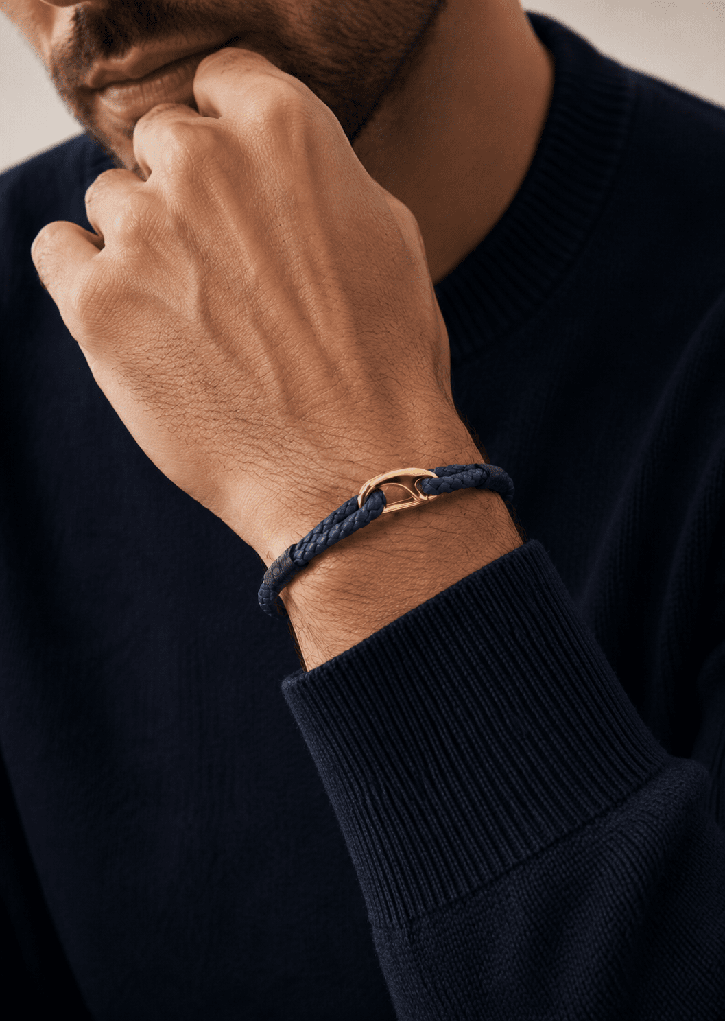 Pulsera de cuero Midnight Kin