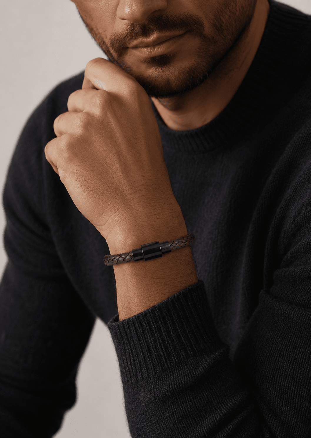 Pulsera de cuero Savage Echo