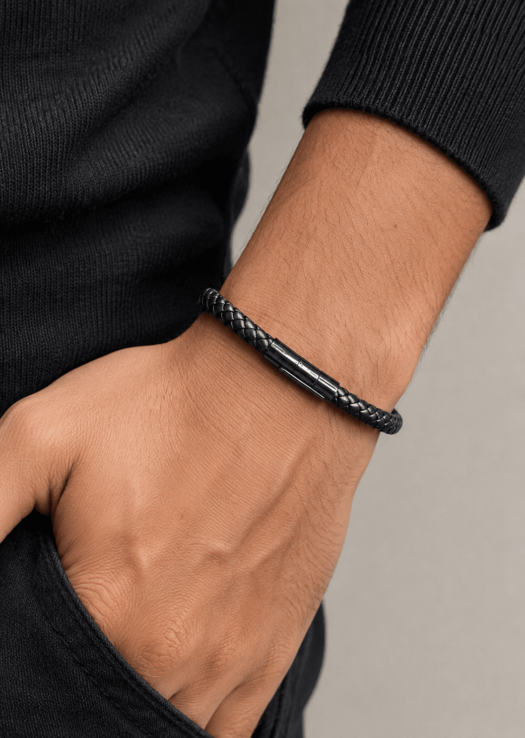 Pulsera de cuero Finesse Edge
