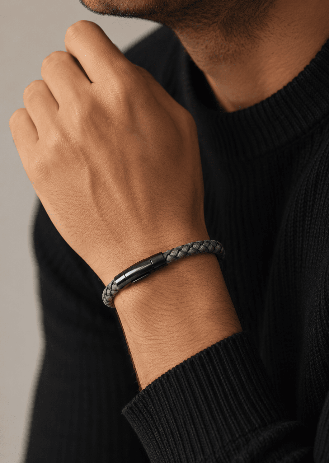 Pulsera de cuero Talon Weave