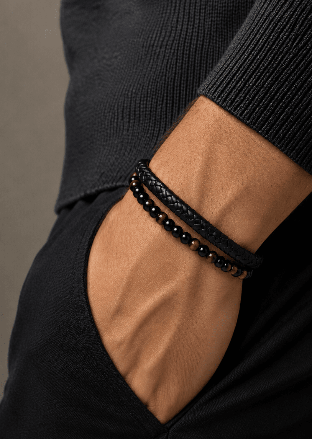 Pulsera de cuero Titan Knot