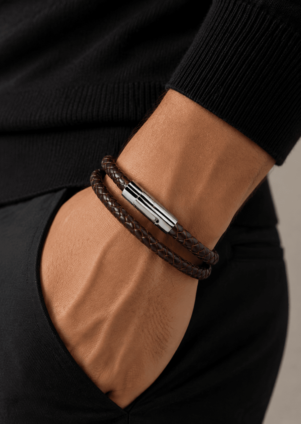 Pulsera de cuero Titan Knot