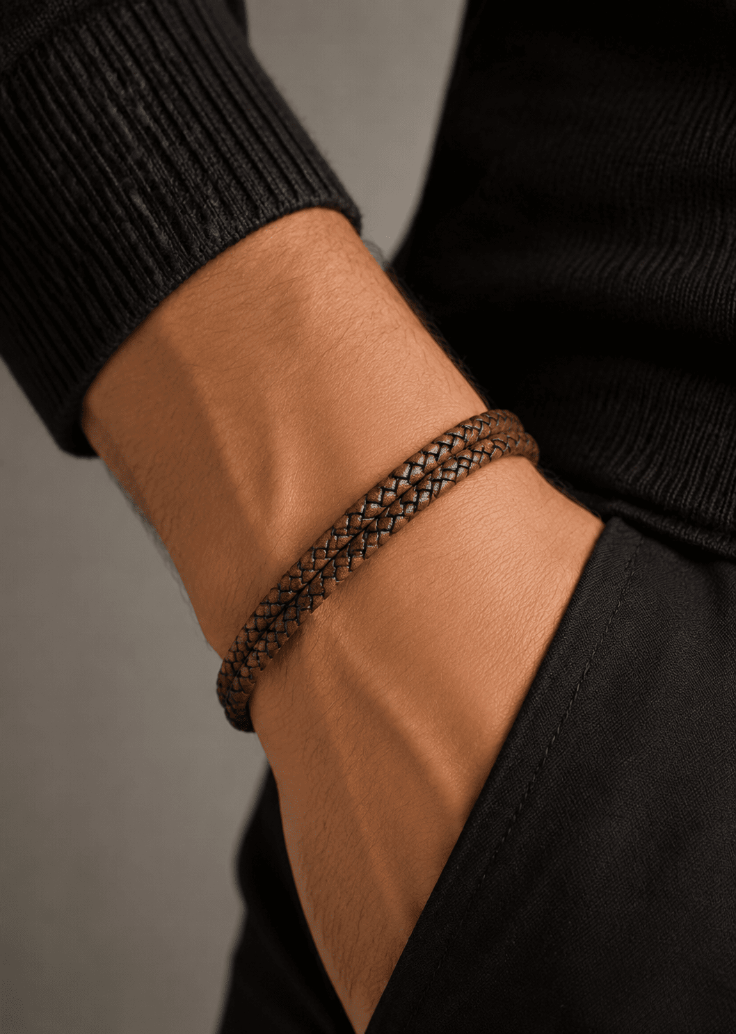 Pulsera de cuero Titan Tapestry