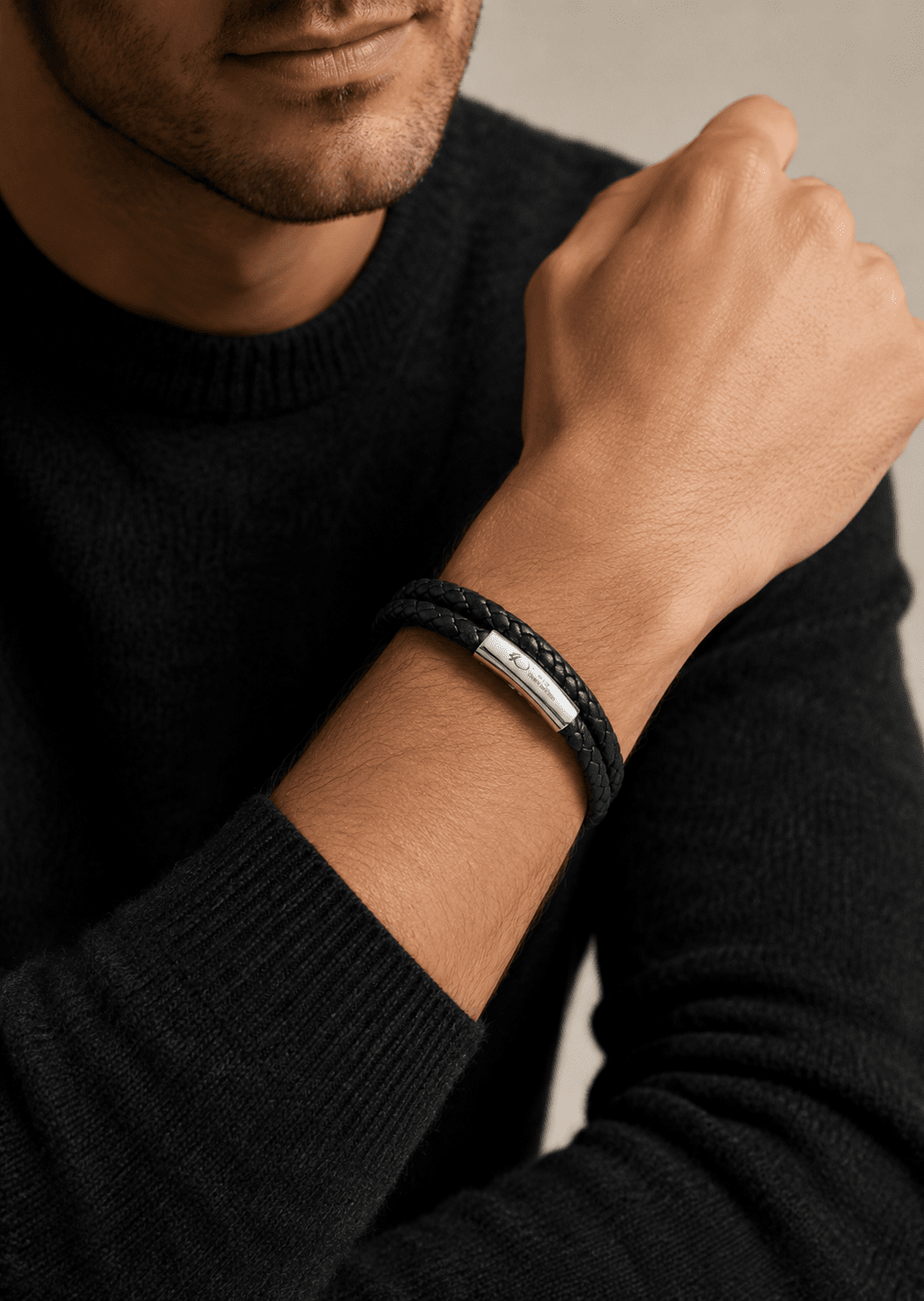 Pulsera de cuero Titan Thread