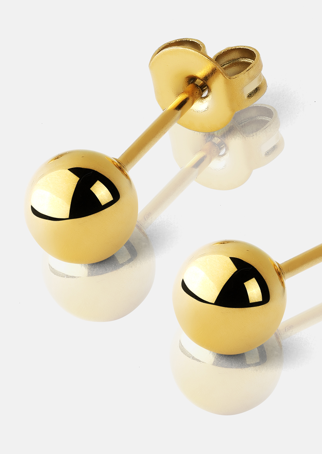 Timeless Orb Earrings - 18k Chapados en oro