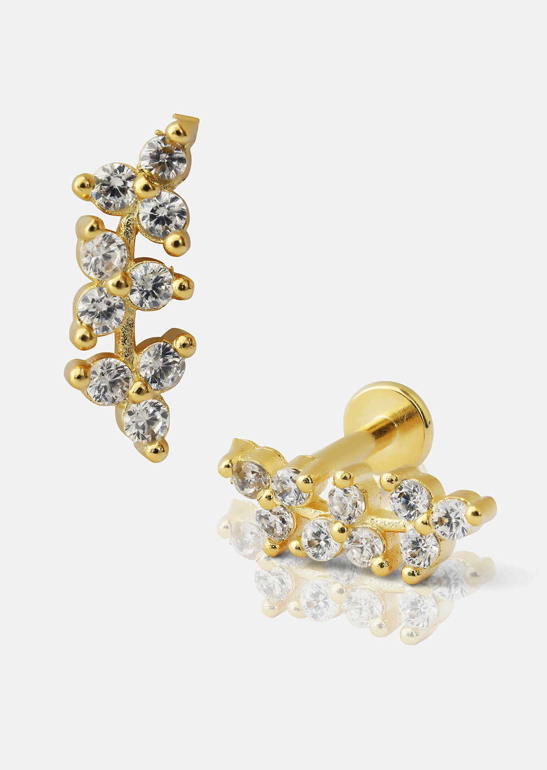 Aurielle Pendientes – 18k Chapados en oro