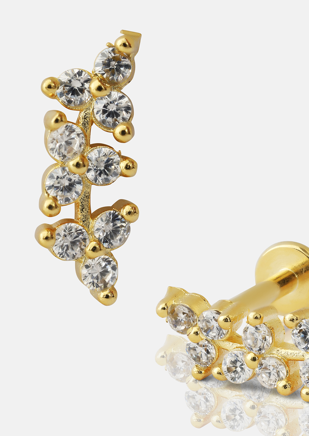 Aurielle Pendientes – 18k Chapados en oro