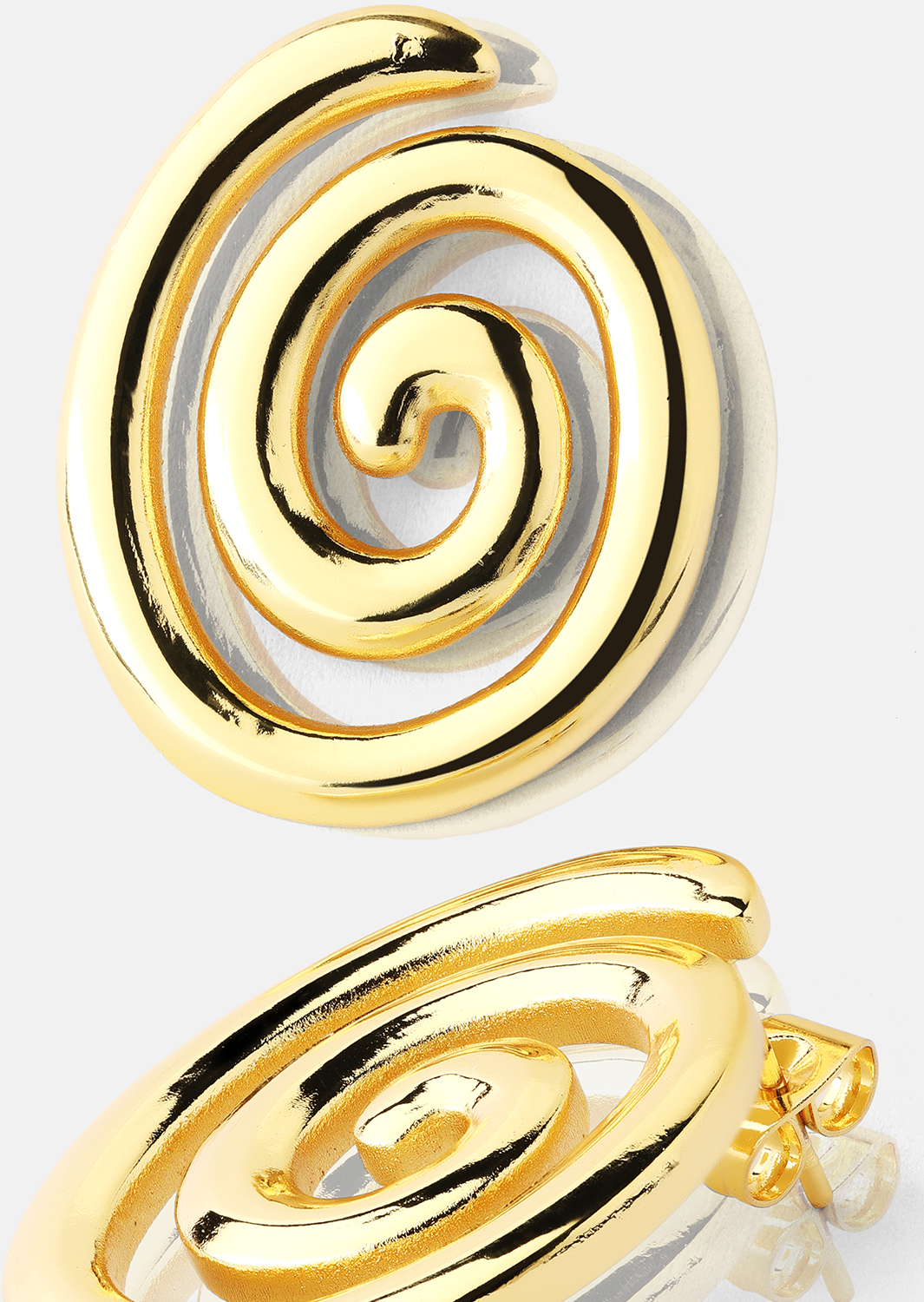 Resin Pendiente - 18k Chapado en oro