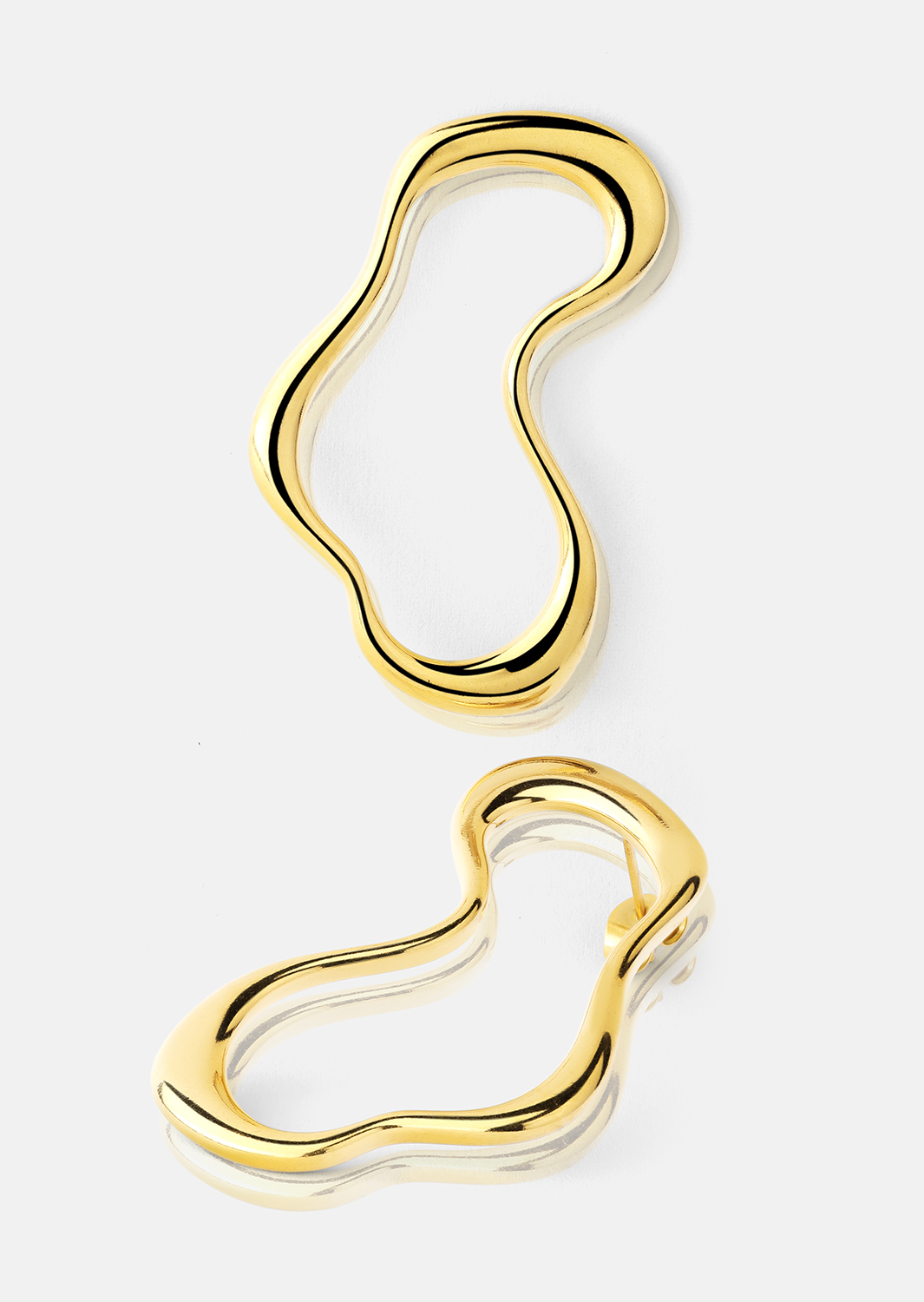 Fluid Glow Pendiente - 18k Chapado en oro