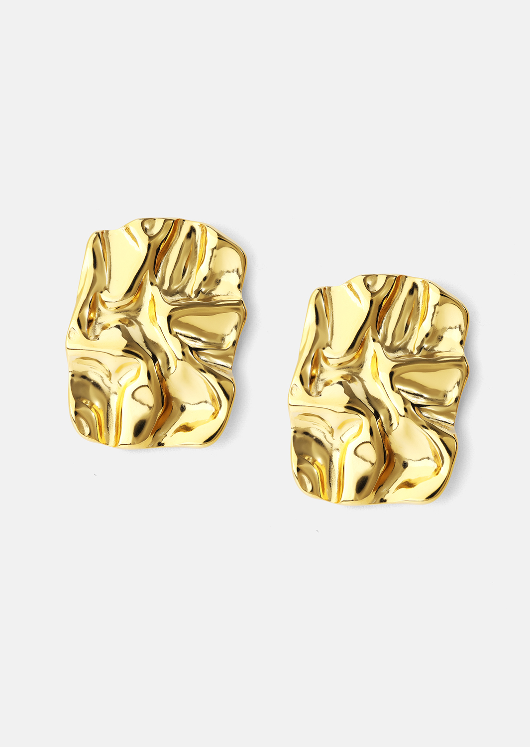 Pendientes Lava - 18k Chapado en oro