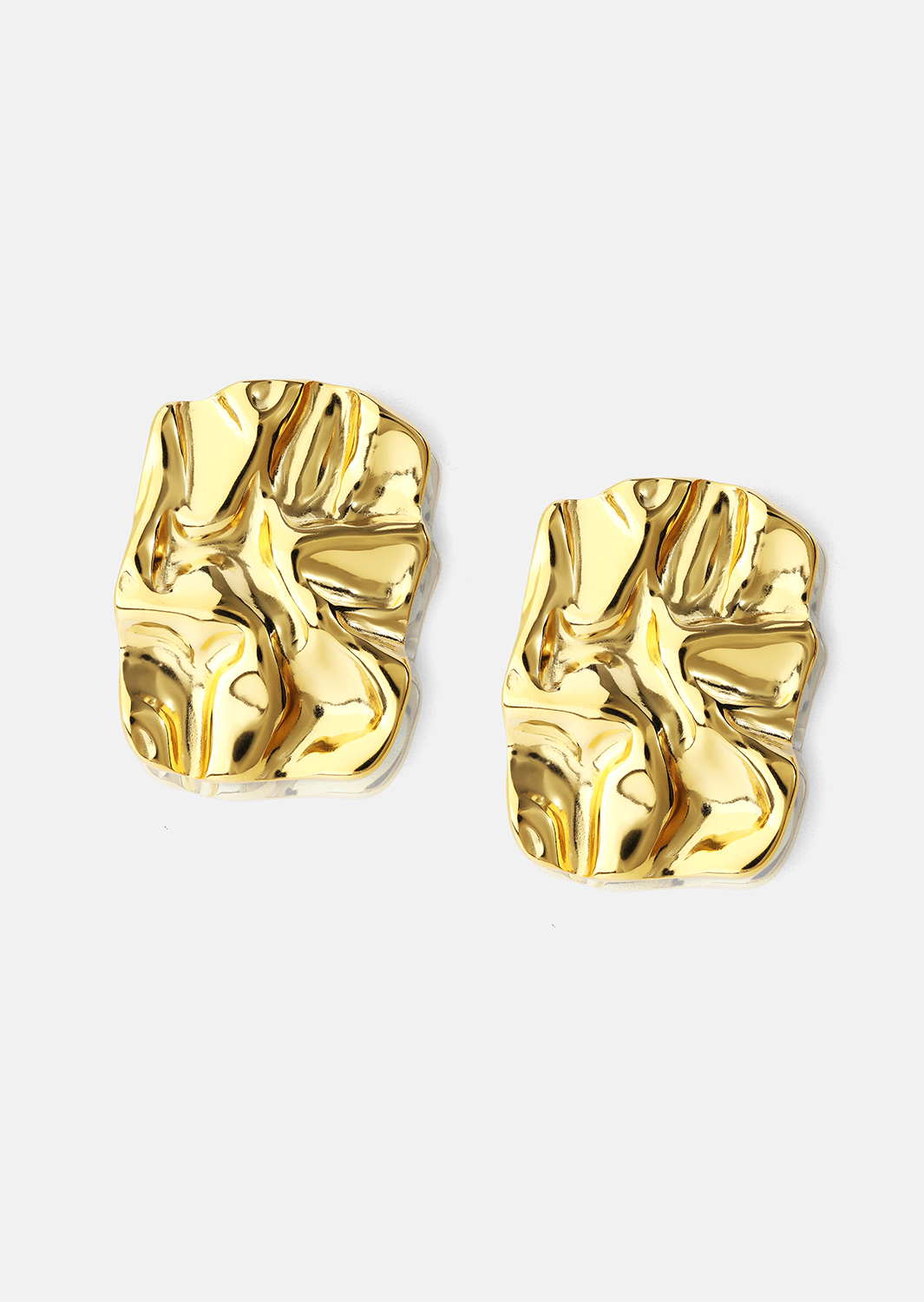 Pendientes Lava - 18k Chapado en oro
