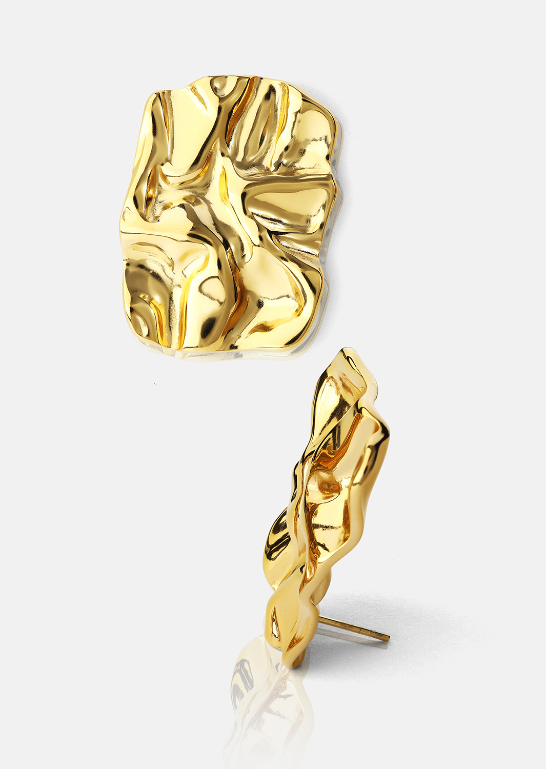 Pendientes Lava - 18k Chapado en oro