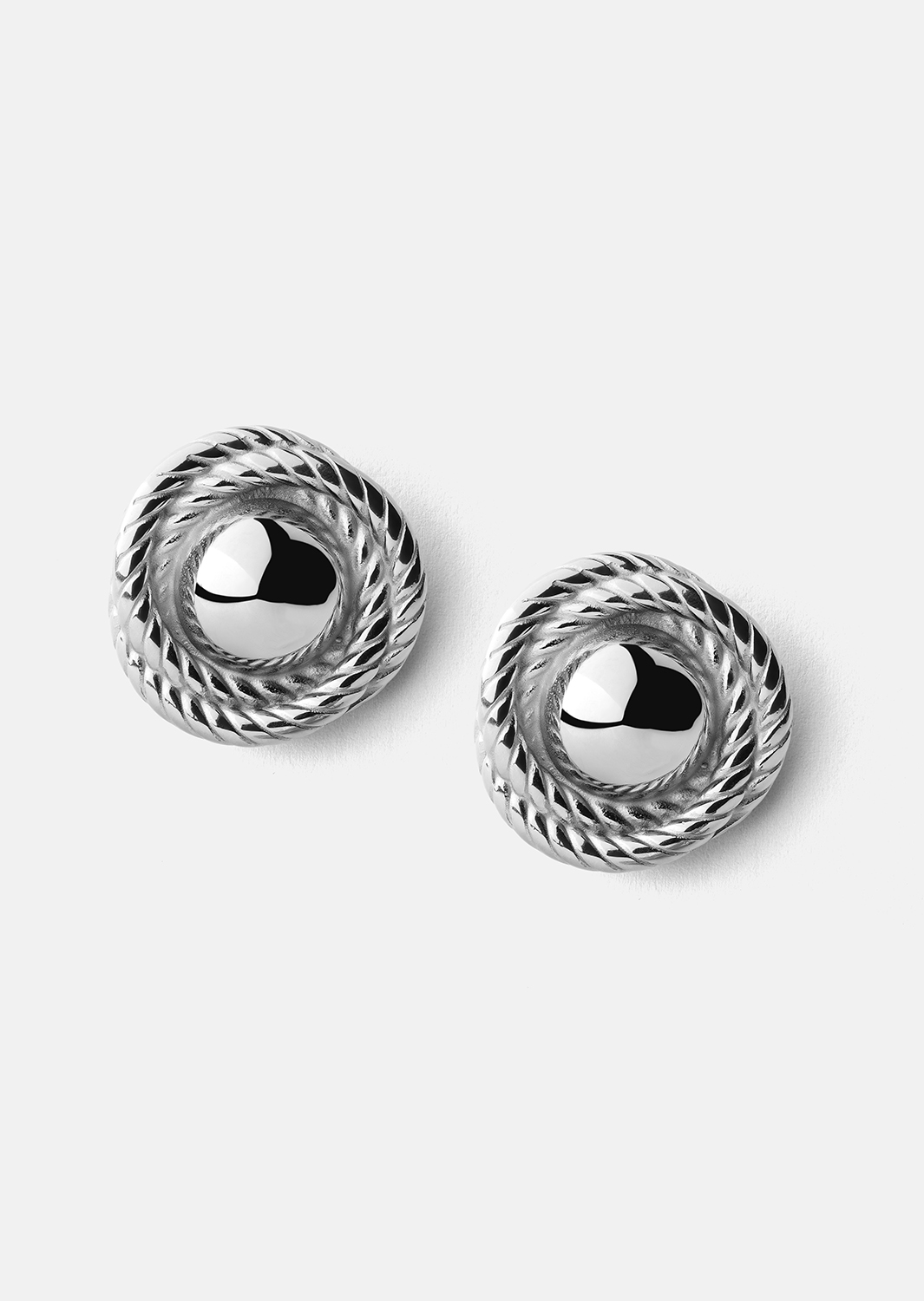 Pendiente Regal Twist - Chapado en plata
