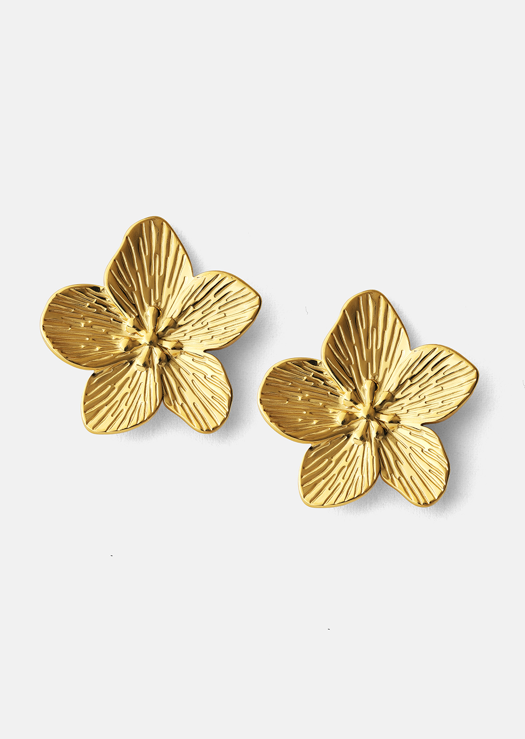 Pendiente Blossom - 18k Chapado en oro
