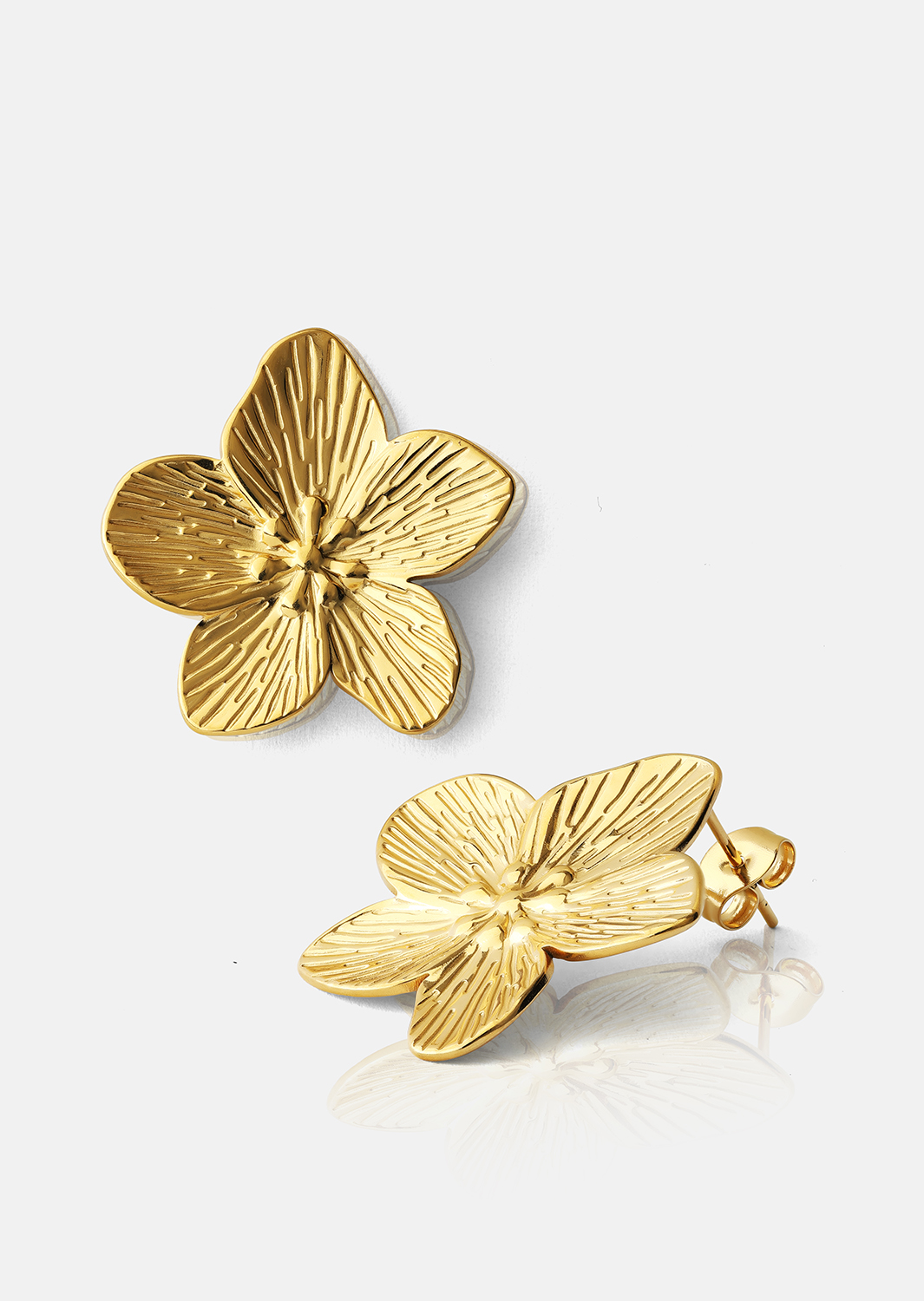 Pendiente Blossom - 18k Chapado en oro