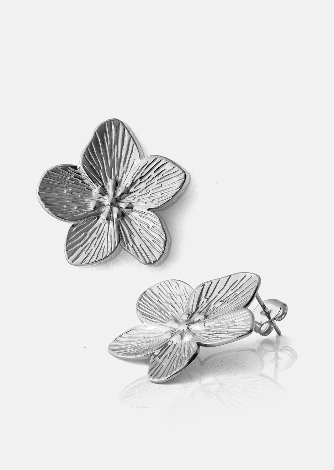 Pendiente Blossom - Chapado en plata