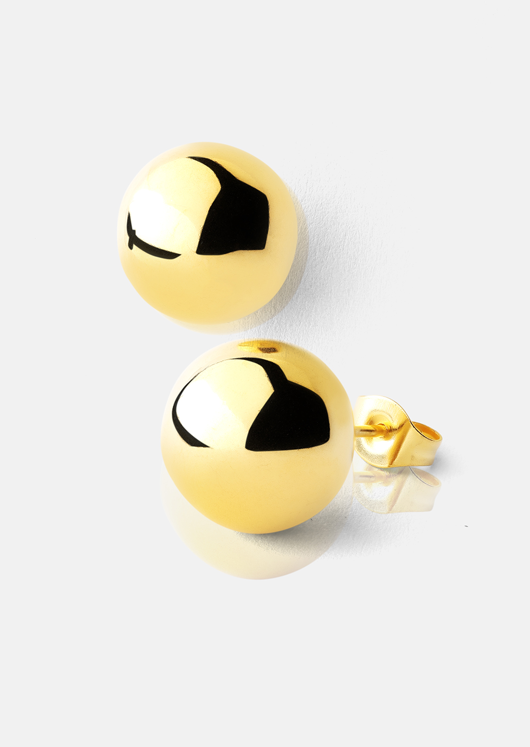 Orb Earrings - 18k Chapados en oro