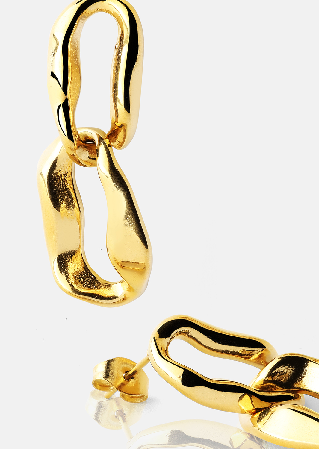 Cascada Pendiente - 18k Chapado en oro