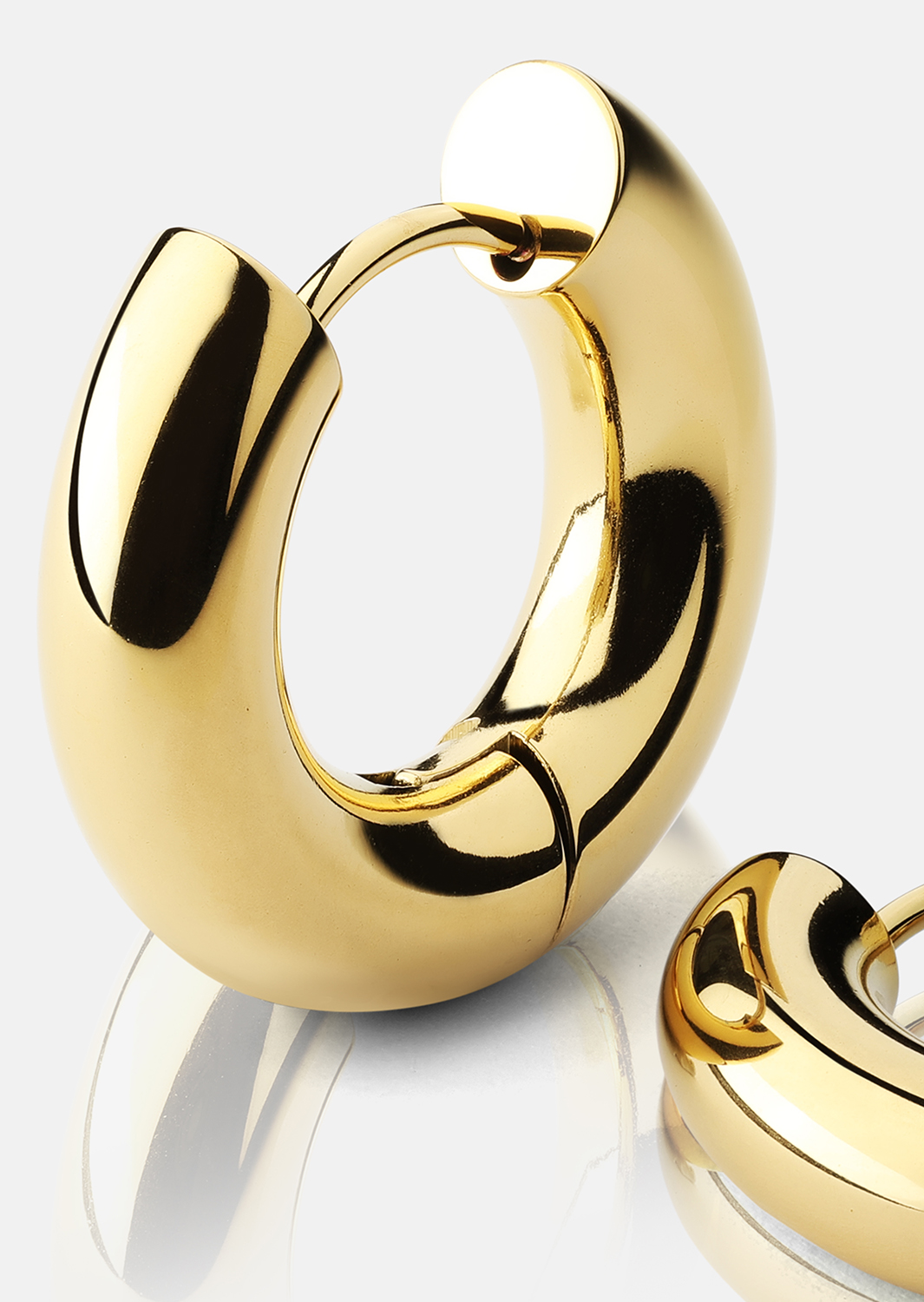 Pendientes Bold Glow – 18k Chapados en oro