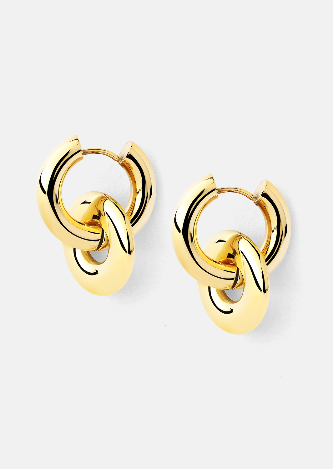 Pendientes Chunky Link– 18k Chapados en oro