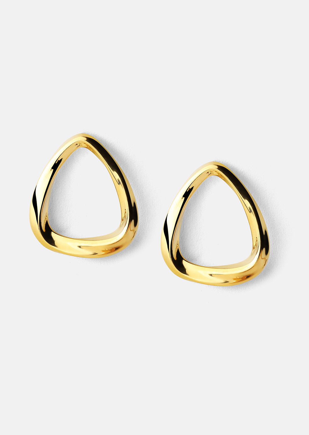 Pendientes Flow – 18k Chapados en oro