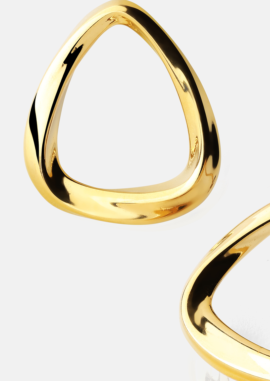 Pendientes Flow – 18k Chapados en oro