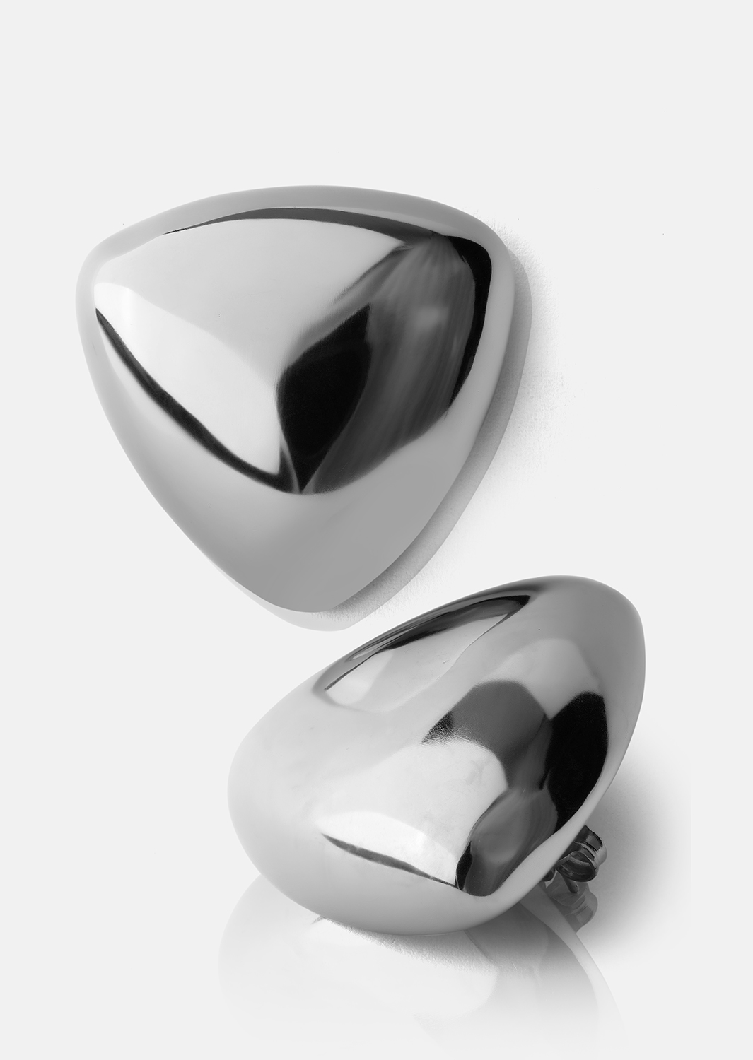 Pendientes Bold Curve – Chapados en plata