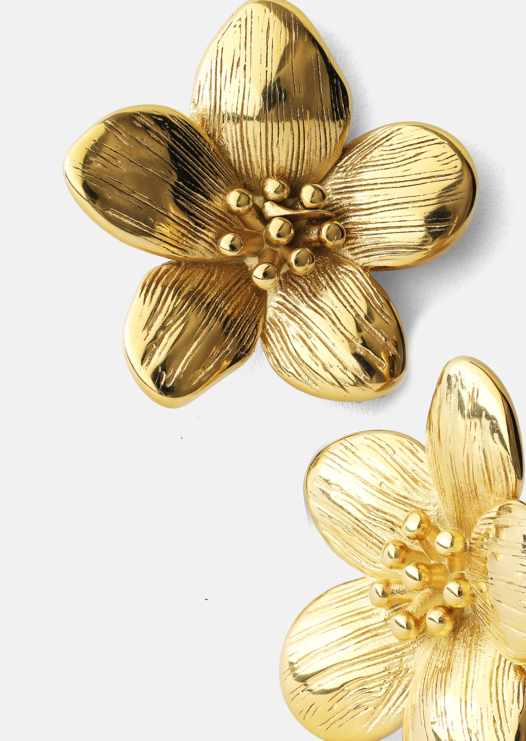 Pendientes Flora Shine – 18k Chapados en oro