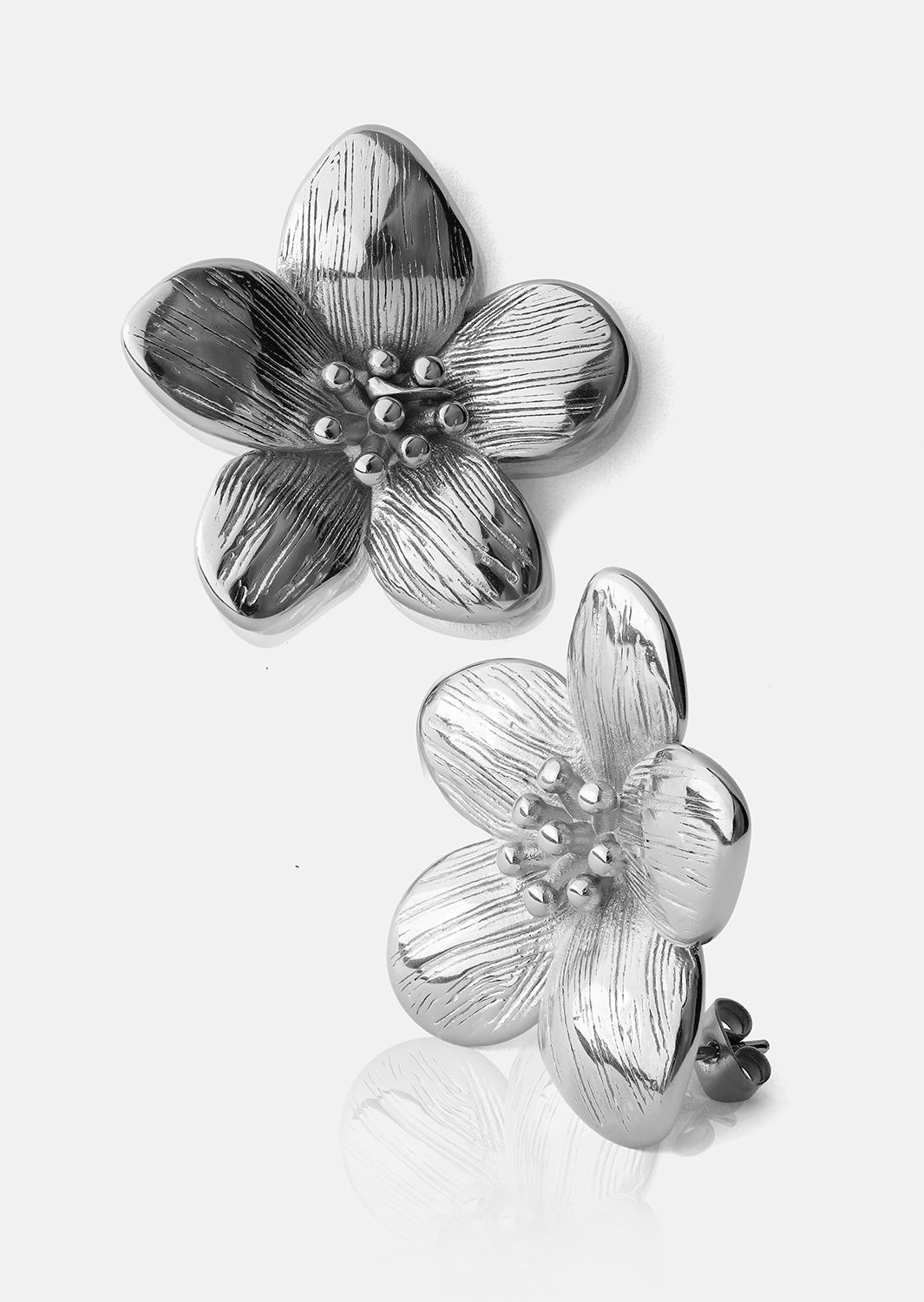 Pendientes Flora Shine – Chapados en plata