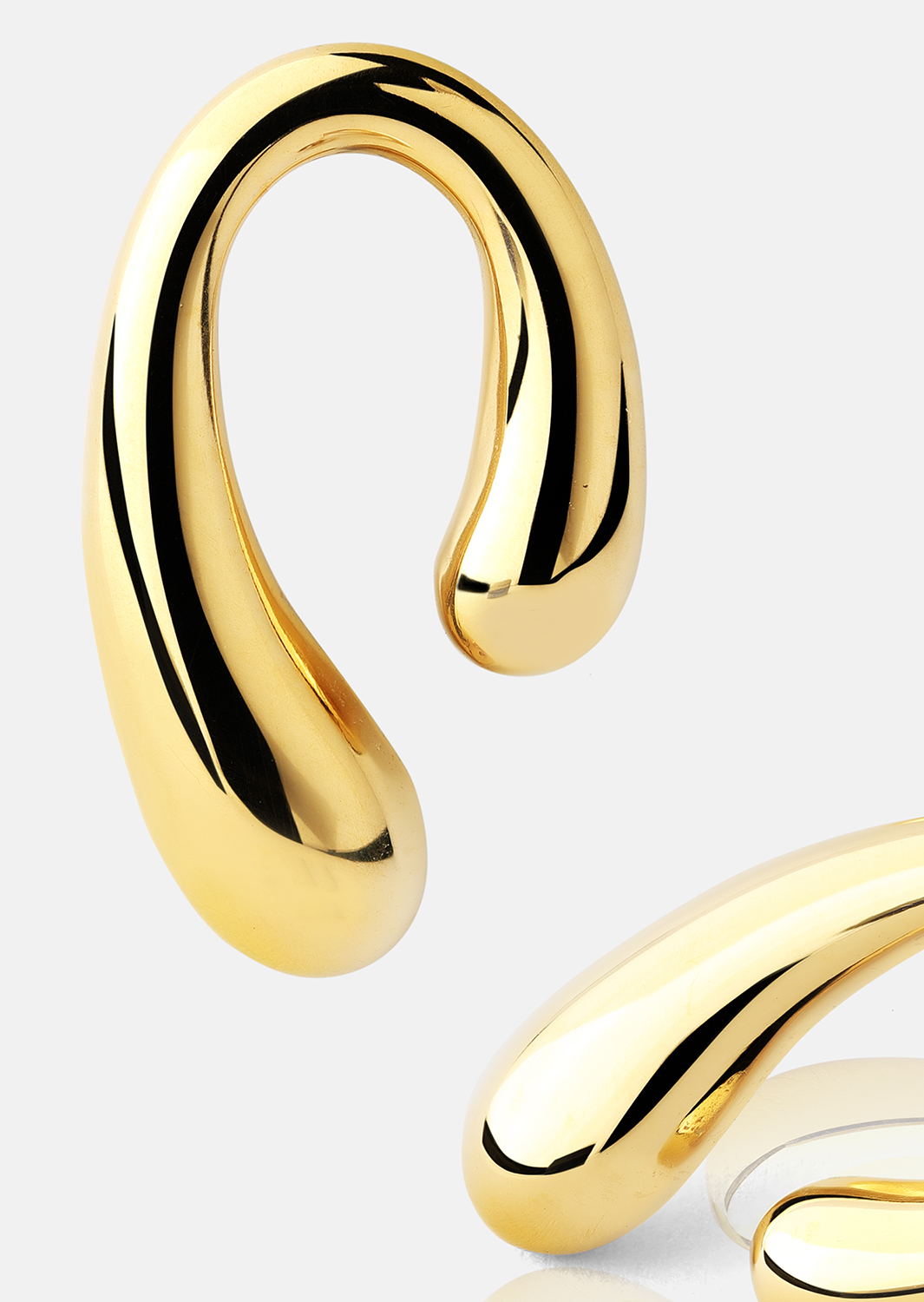 Pendientes Sculpture – 18k Chapados en oro