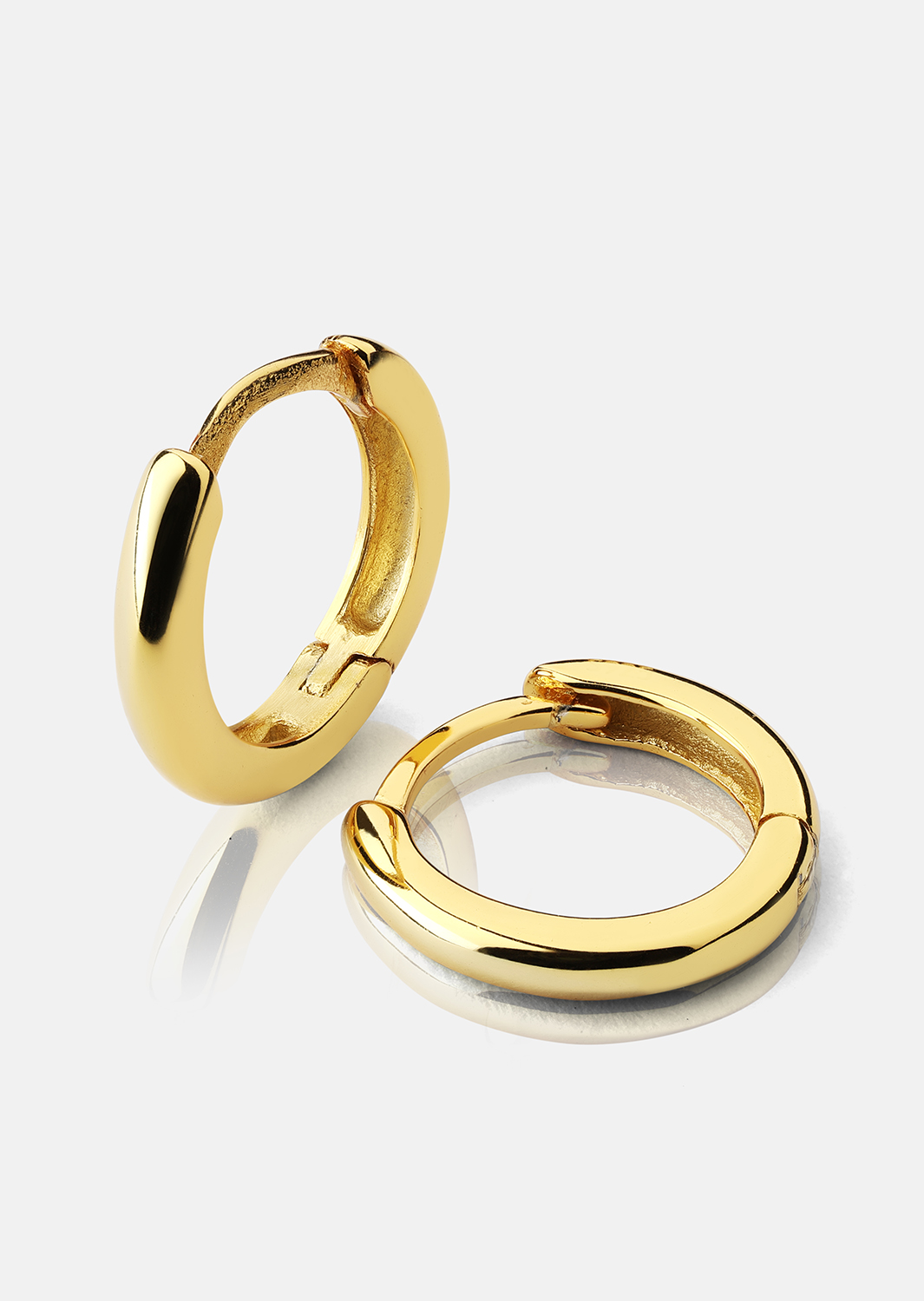 Pendientes Mini Hoops - 18k Chapados en oro