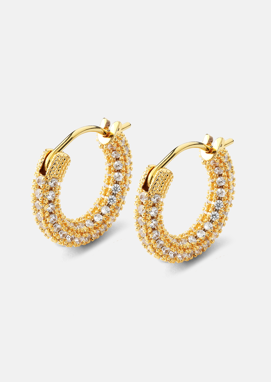 Elegans Pendiente - 18k Chapado en oro