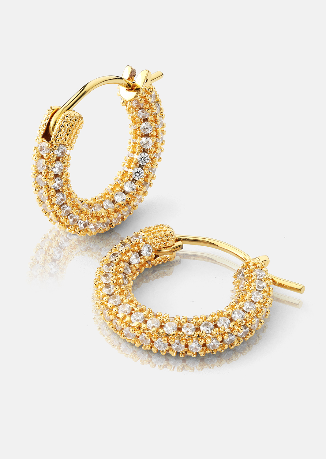 Elegans Pendiente - 18k Chapado en oro