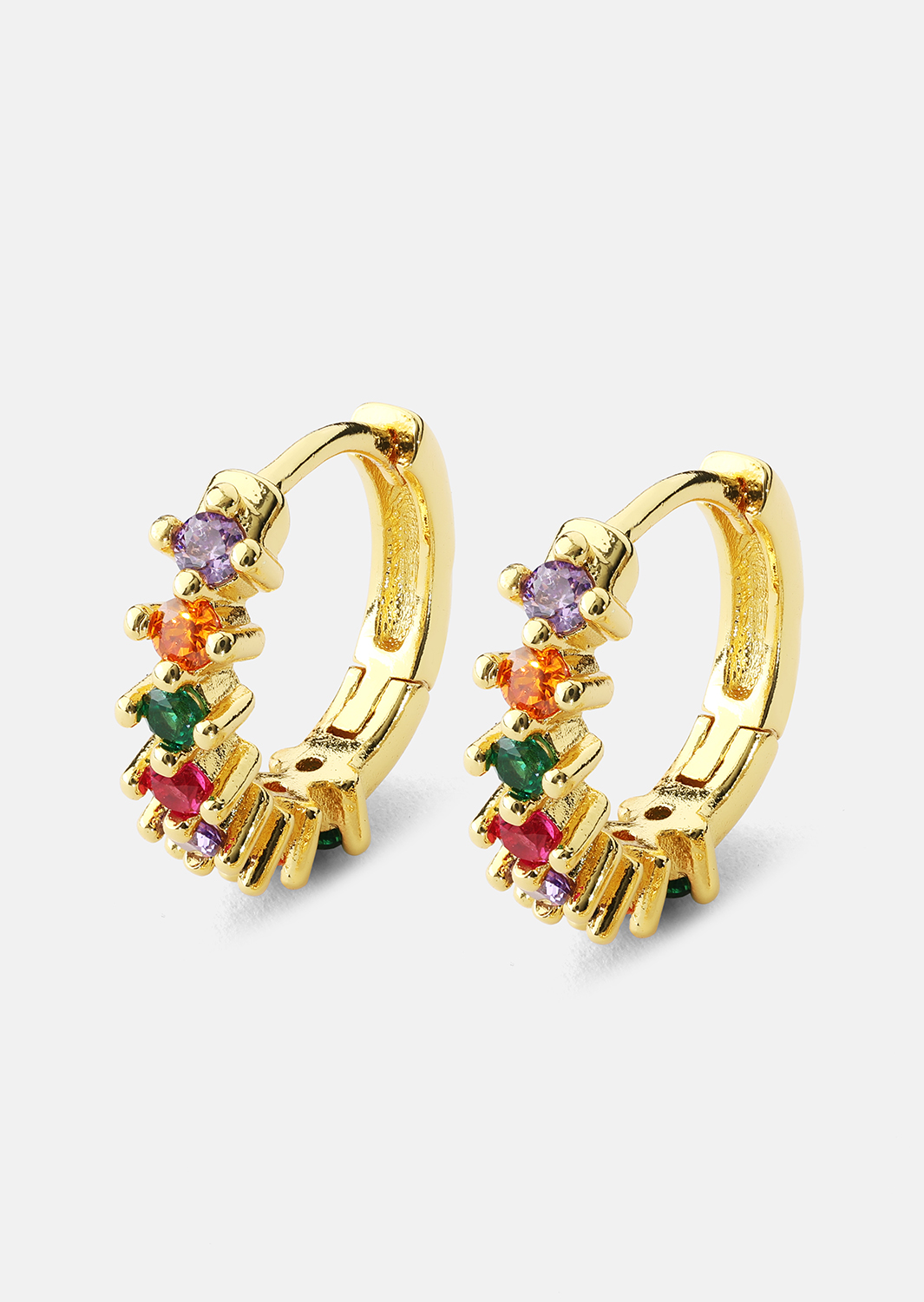 Pendiente Multicolor Shine - 18k Chapado en oro