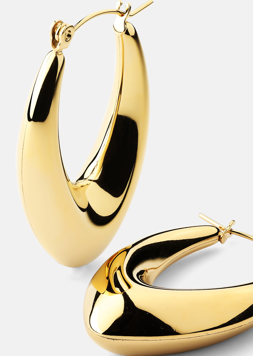 Pendientes Sway – 18k Chapados en oro