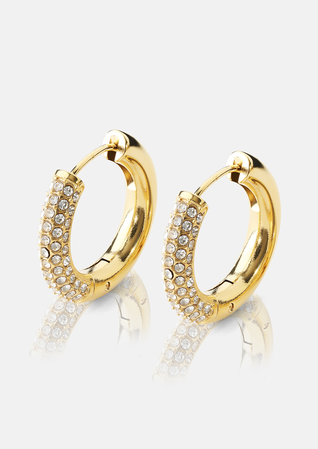 Creolen Pendientes – 18k Chapados en oro