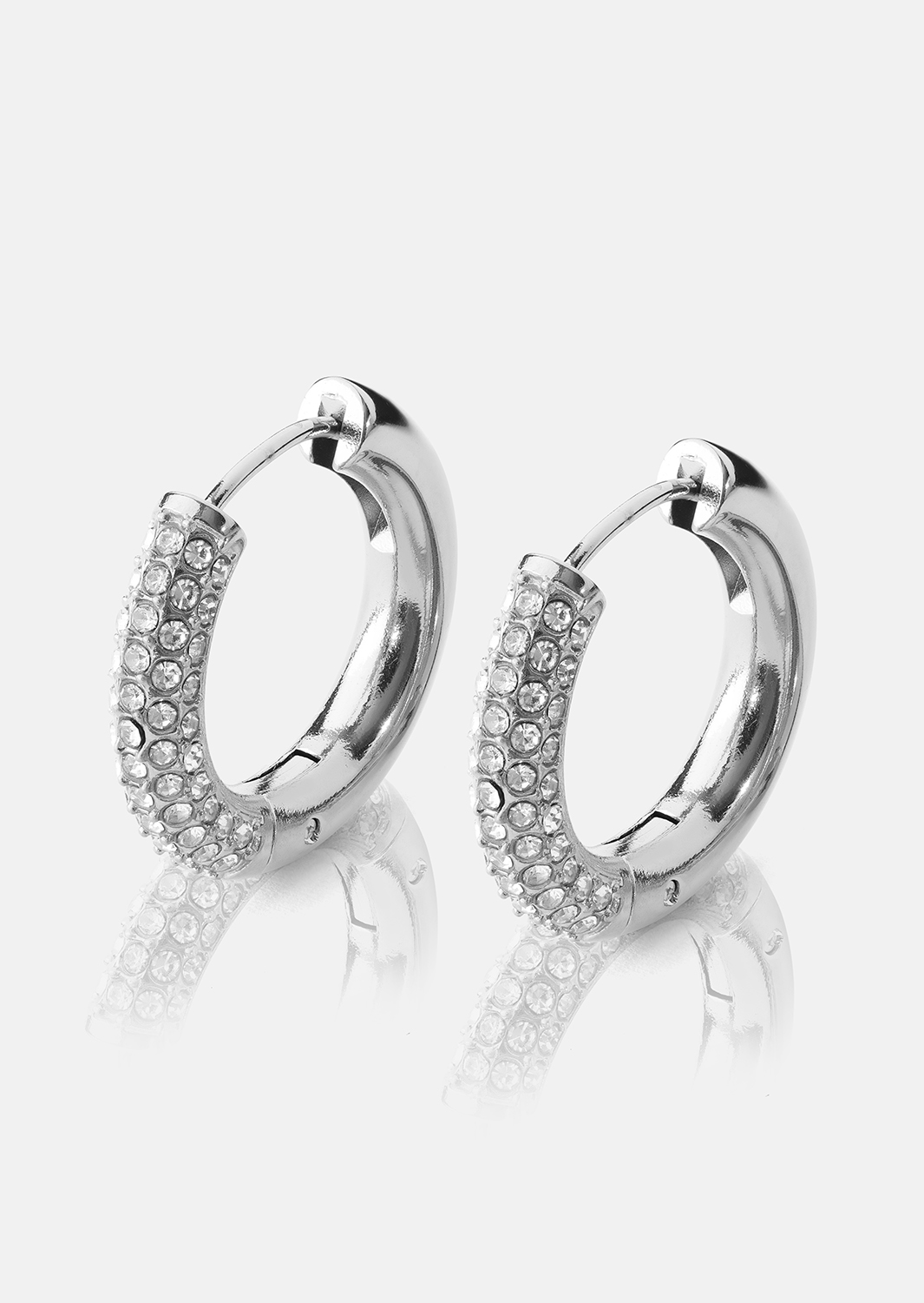 Creolen Pendientes – Chapados en plata