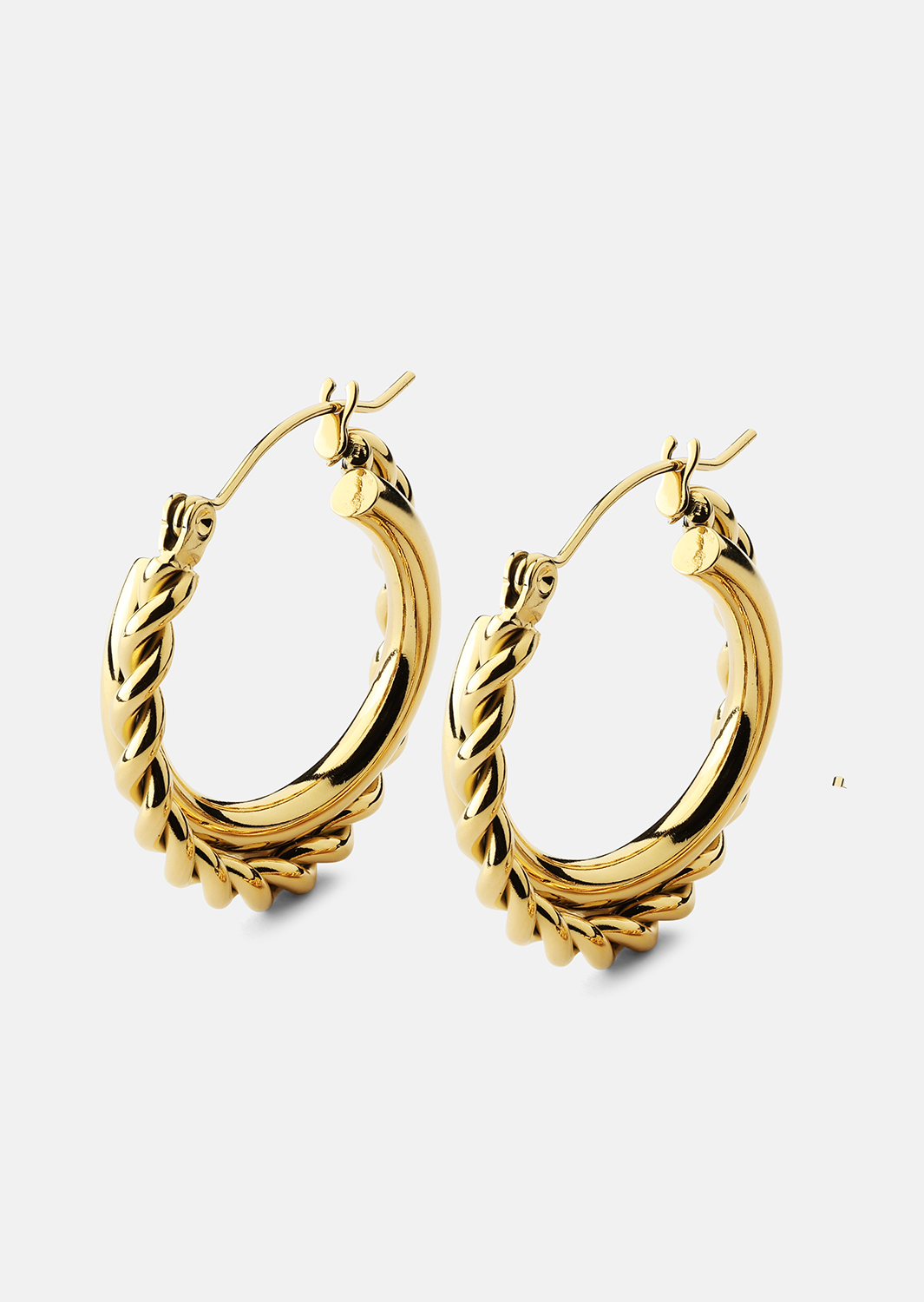 Pendientes Twist Elegance – 18k Chapados en oro