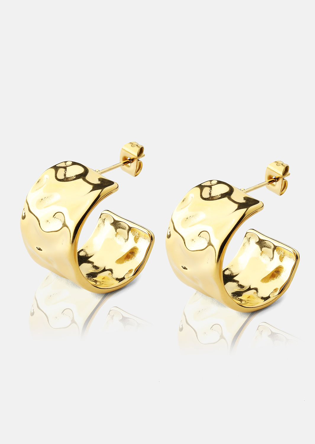 Pendiente Luna - 18k Chapado en oro