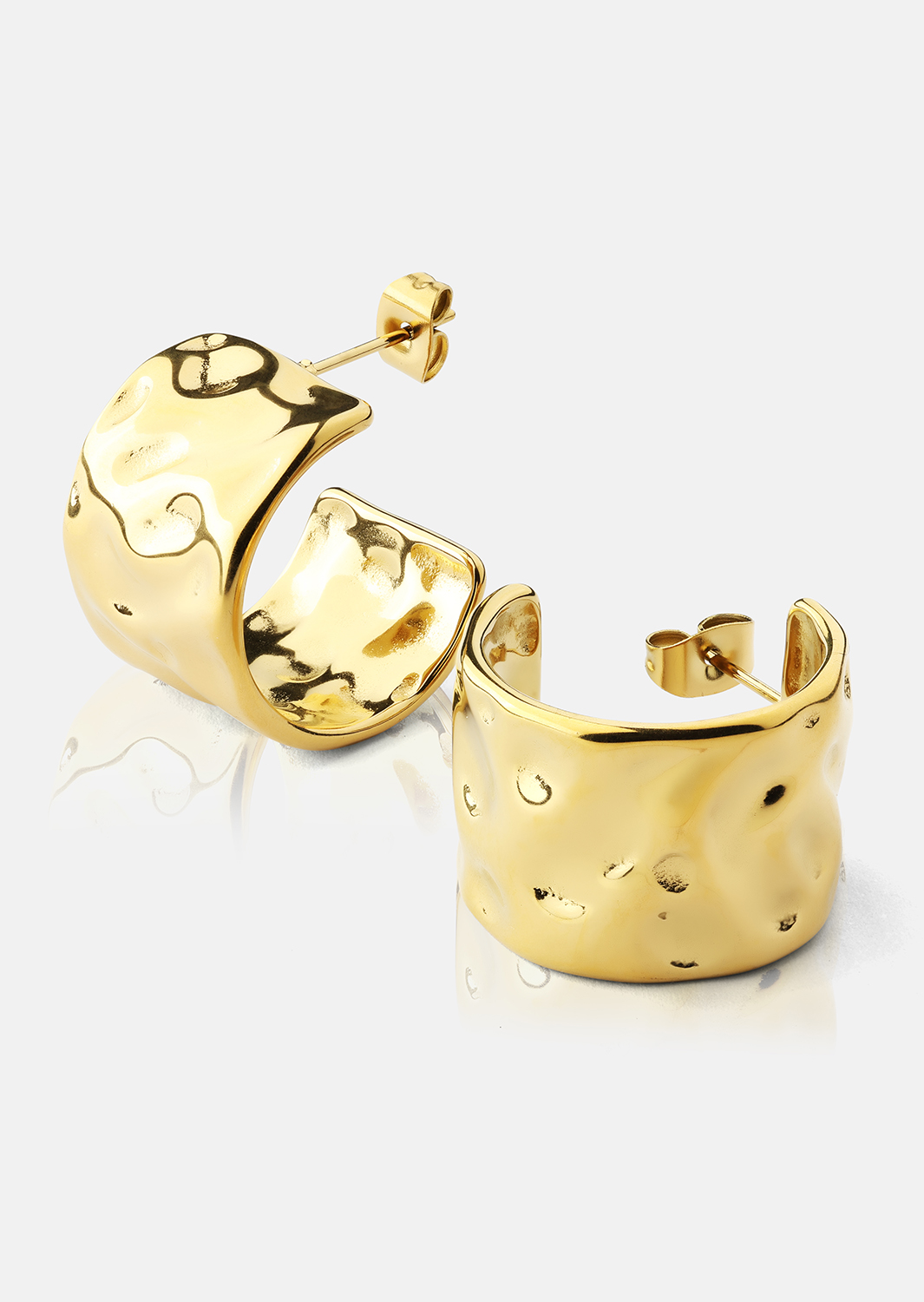 Pendiente Luna - 18k Chapado en oro