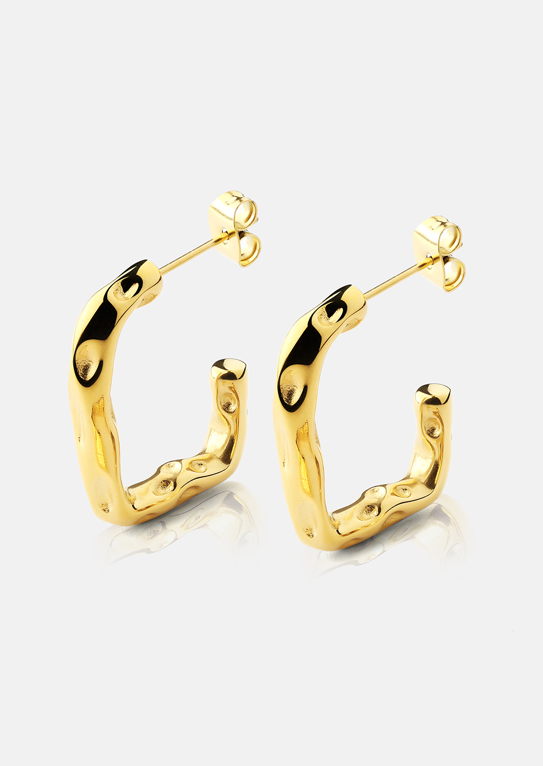 Pendiente Sculptura - 18k Chapado en oro