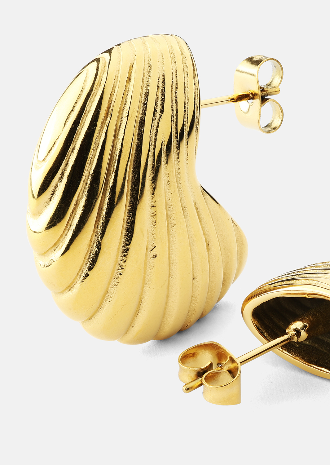 Pendiente Oceana - 18k Chapado en oro