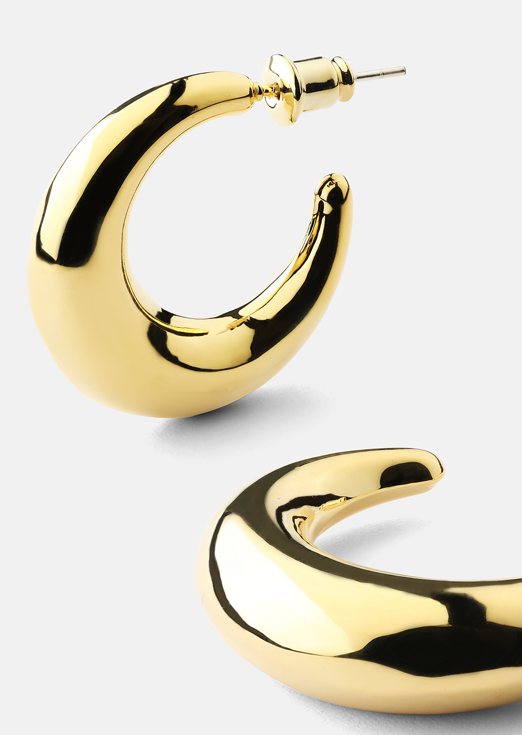 Loop Pendientes – 18k Chapados en oro