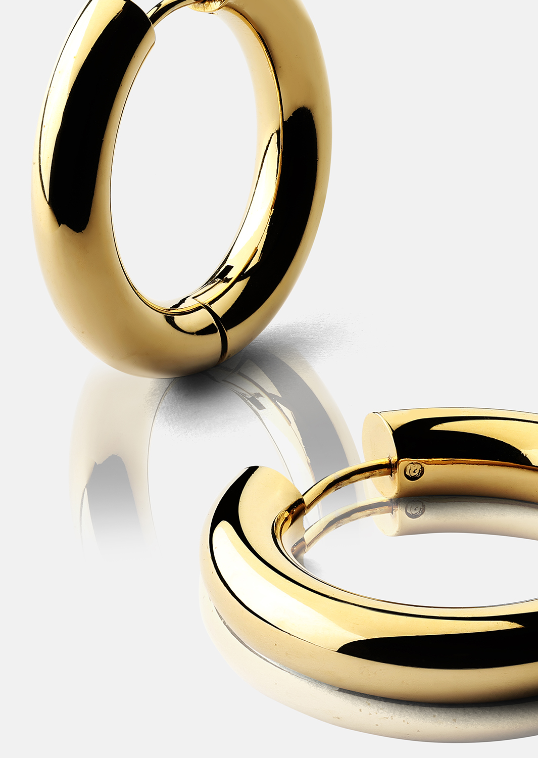 Luna Pendiente - 18k Chapado en oro