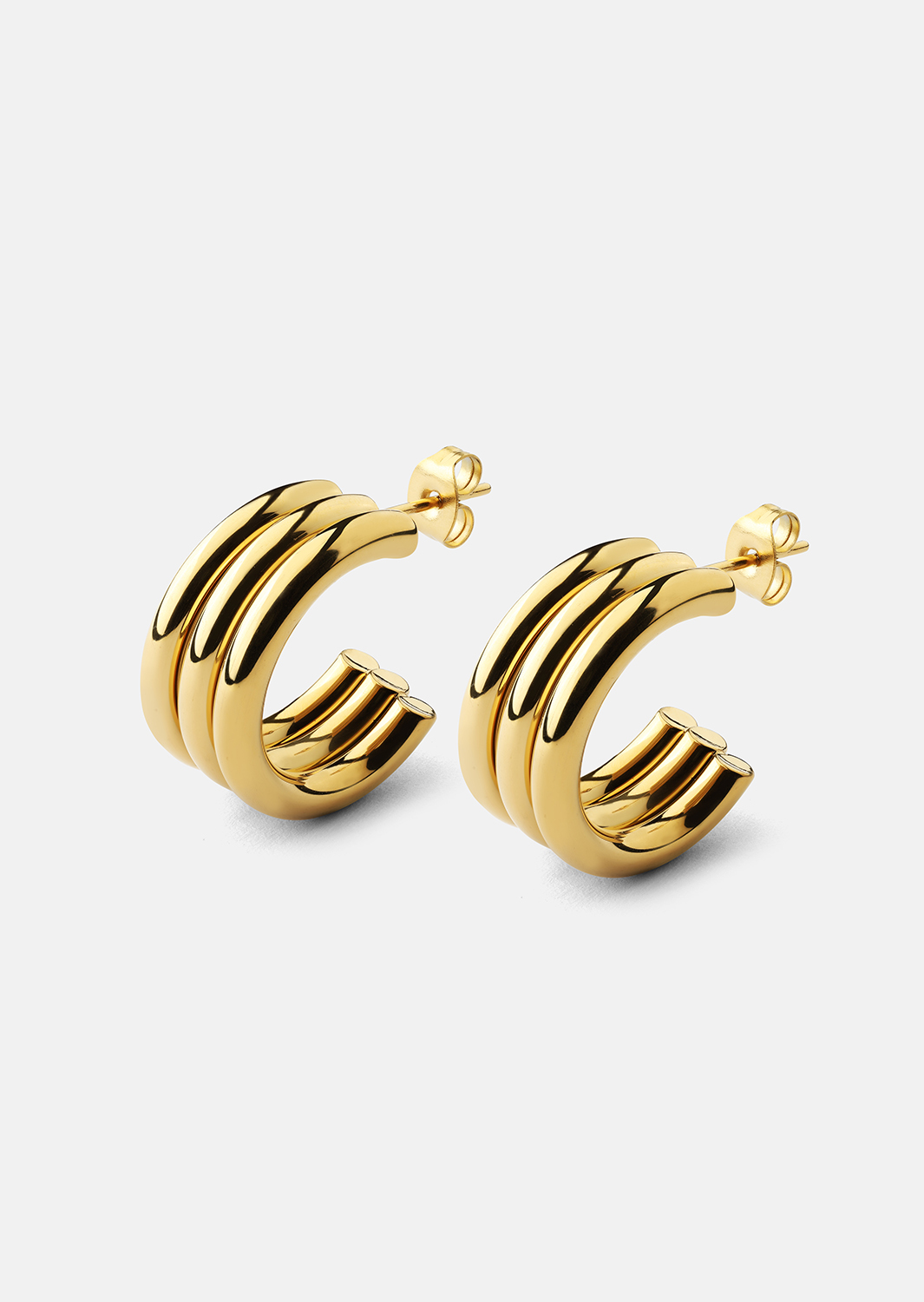 Riflia Pendiente - 18k Chapado en oro