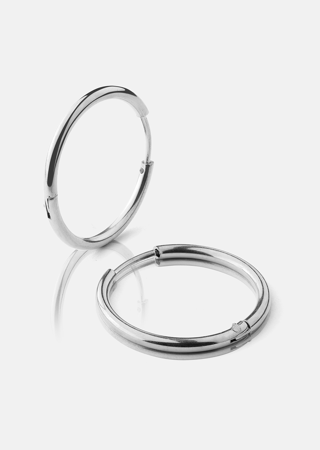 Pendiente Classic Medium - Chapado en plata