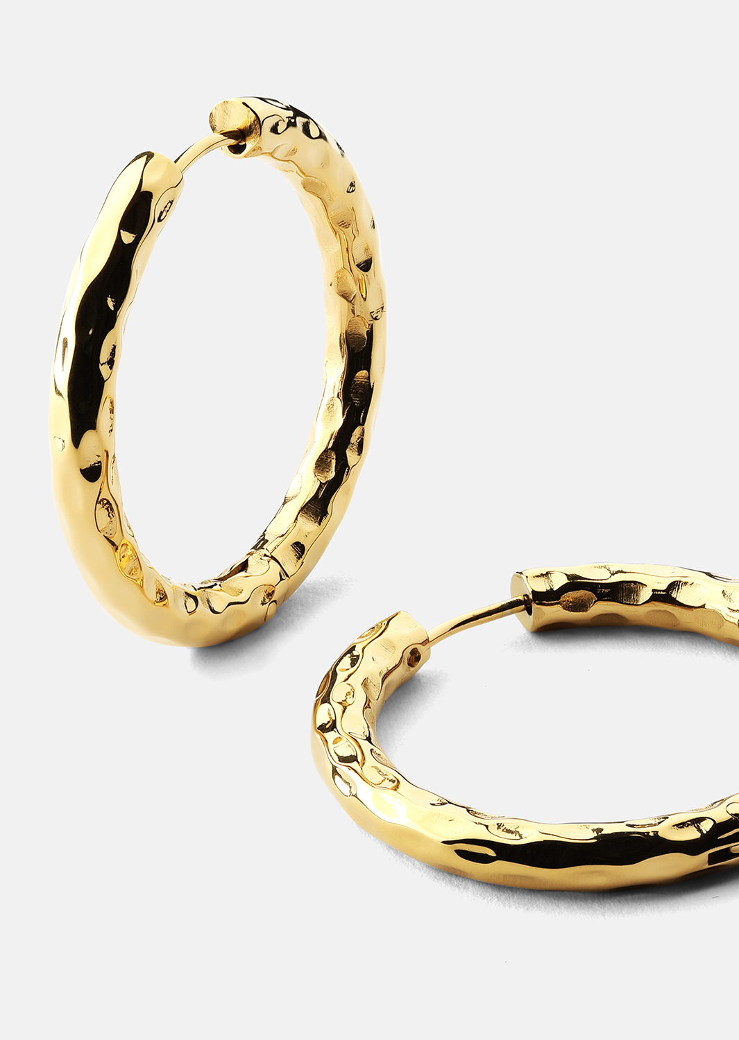 Pendiente Everyday Hoops - 18k Chapado en oro