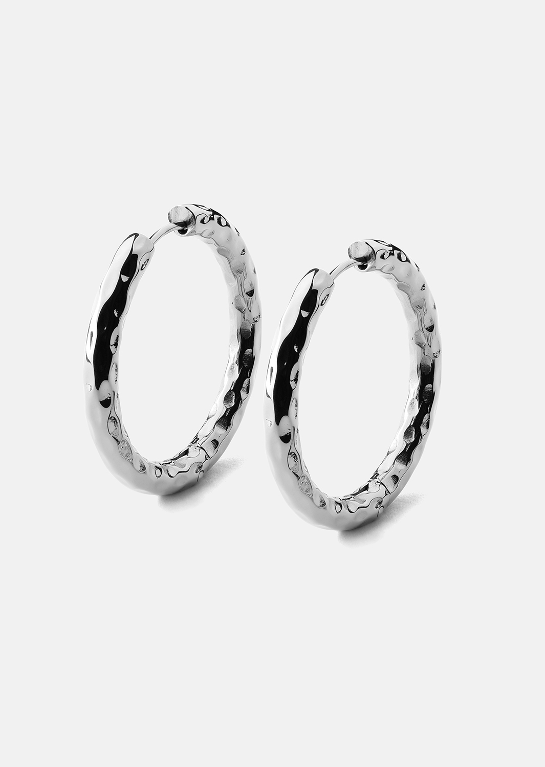 Pendiente Everyday Hoops - Chapado en plata