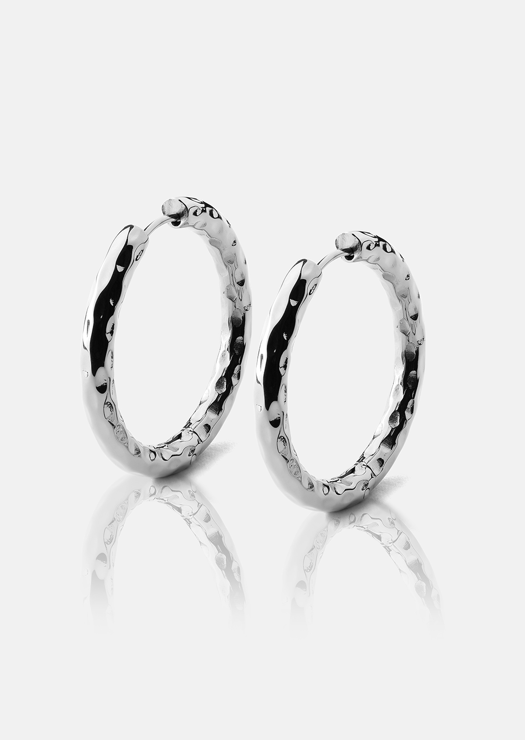 Pendiente Everyday Hoops - Chapado en plata